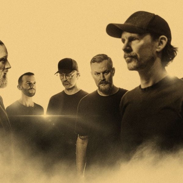 Promotional photo of Raunchy in 2026 featuring Jesper Andreas Tilsted, Lars Christensen, Jesper Kvist, Morten Toft Hansen, Jeppe Christensen, and Mike Semensky.