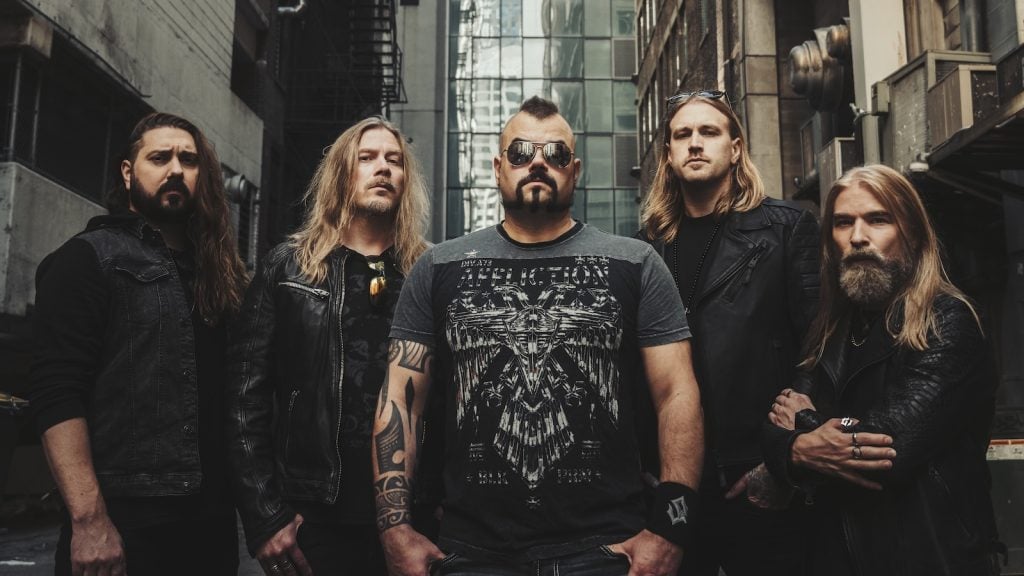 A photo of the band Sabaton.