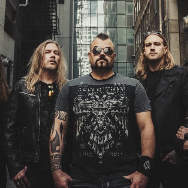 A photo of the band Sabaton.