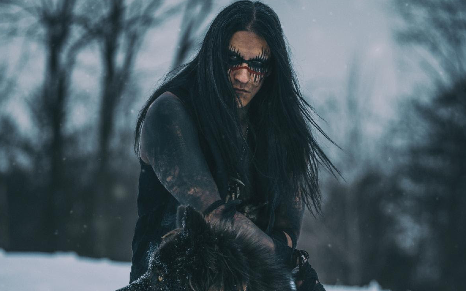 Promotional photo of the black metal artist Blackbraid.