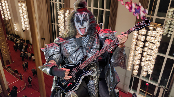 A photoshop of Gene Simmons at the Kennedy Center Honors.