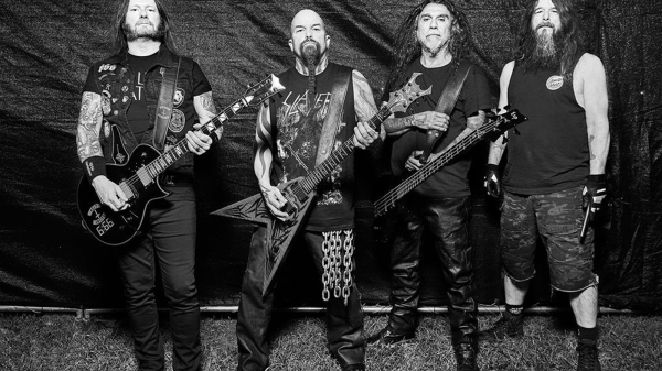 Slayer band photo 2025 with members posing together