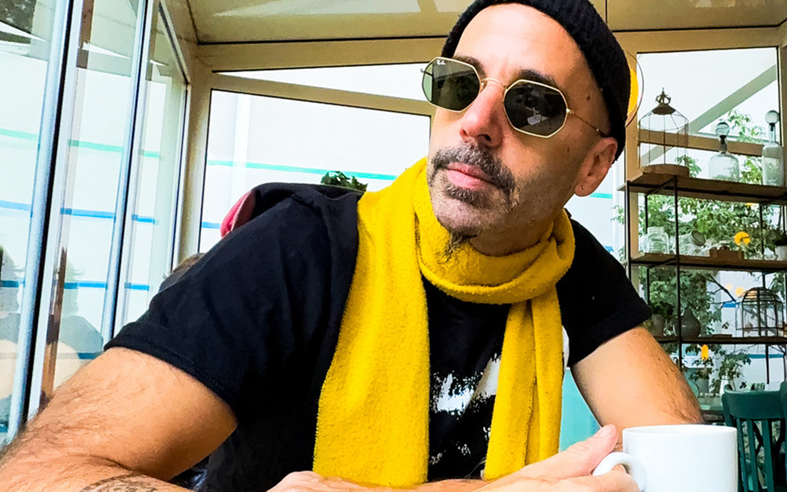 Promotional photo of Steve Blanco, known for his work as bassist and keyboardist with Imperial Triumphant.