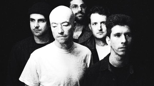 Promotional photo of the post-hardcore band Touche Amore, not taken during a live performance.